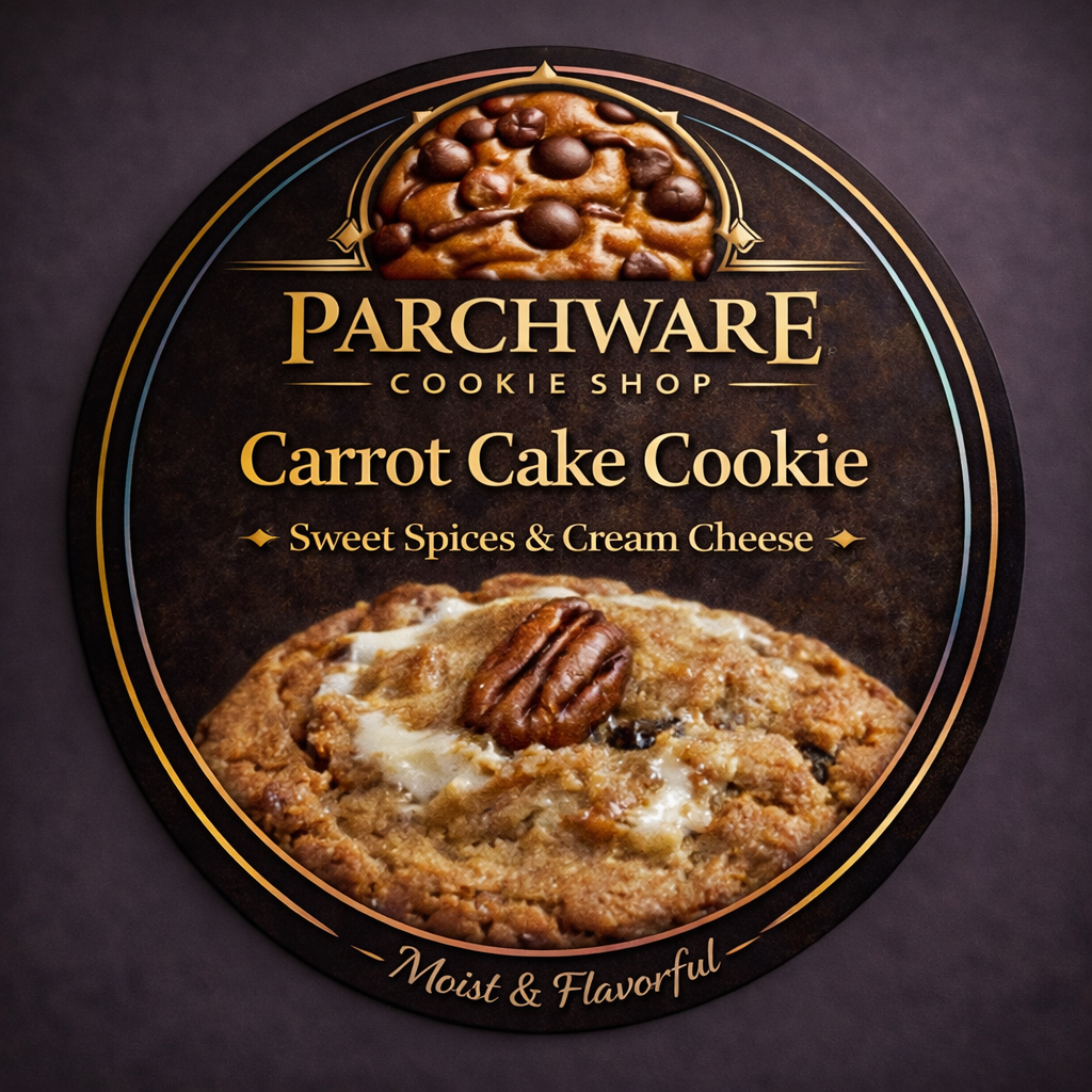 Carrot Cake Cookie (stuff w/cream cheese)