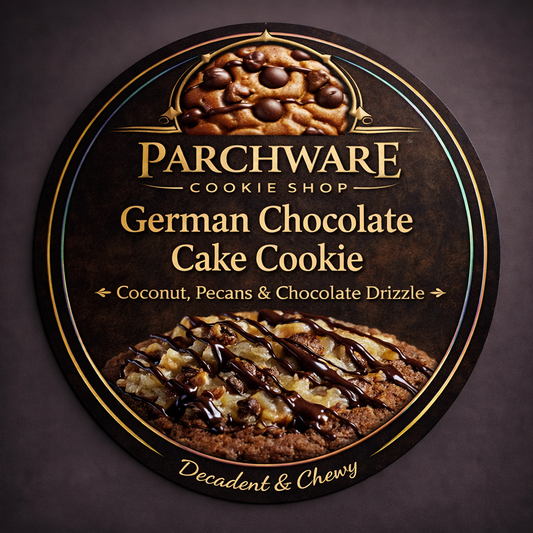 German Chocolate Cake Cookie