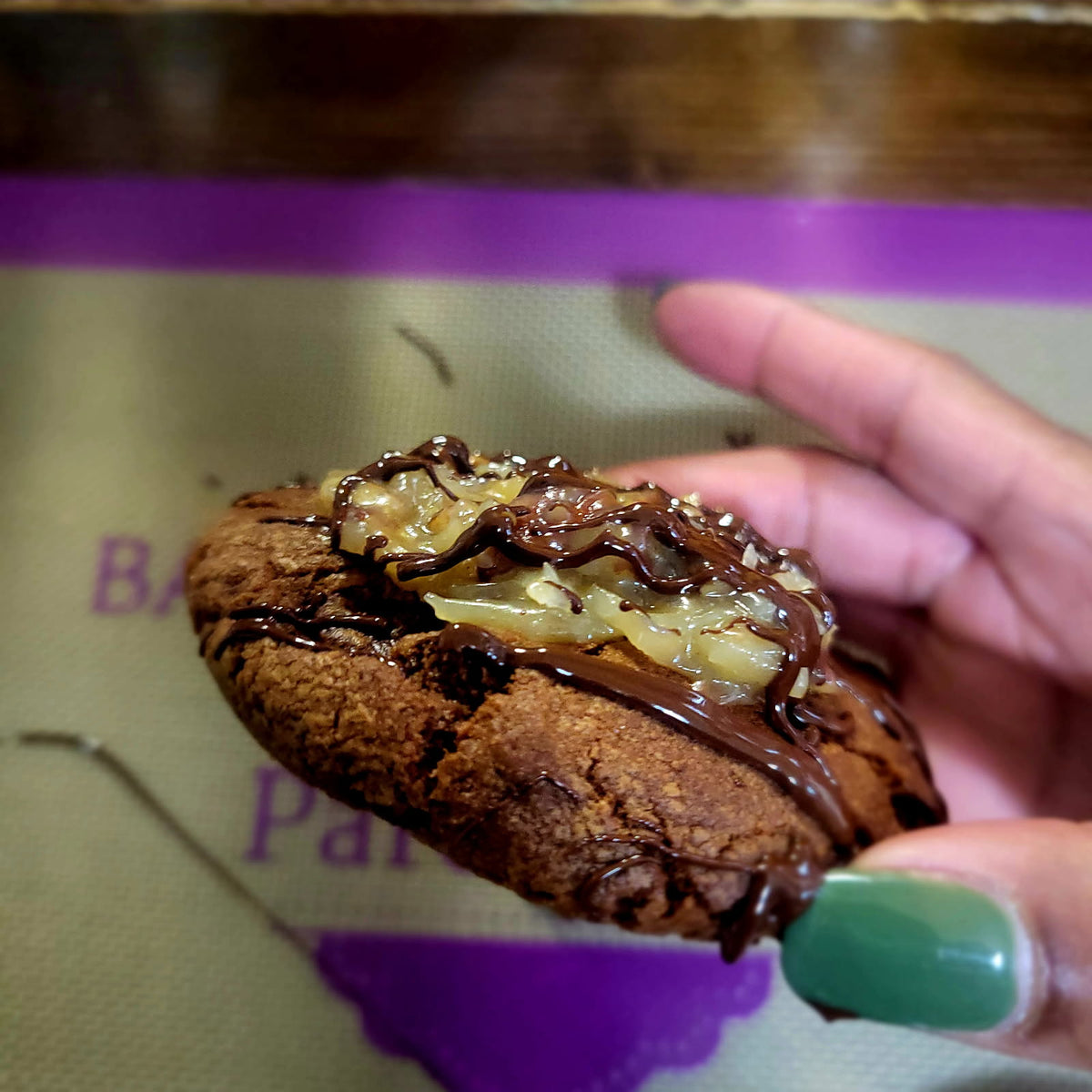 German Chocolate Cake Cookie