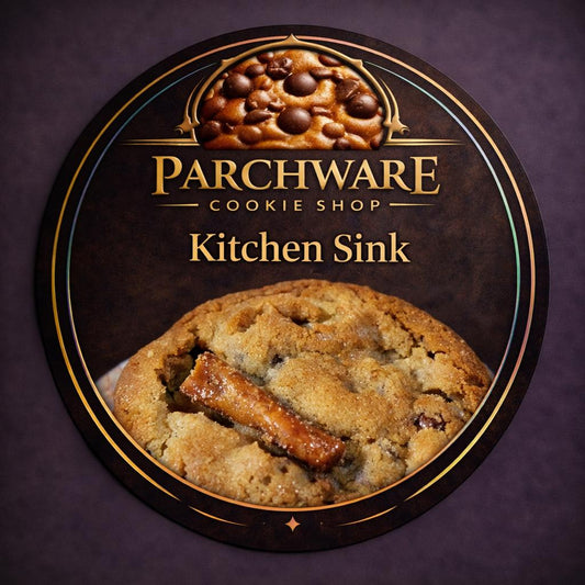 Kitchen Sink Cookie (Cinnamon pretzels,  chocolate chip,  pecans)